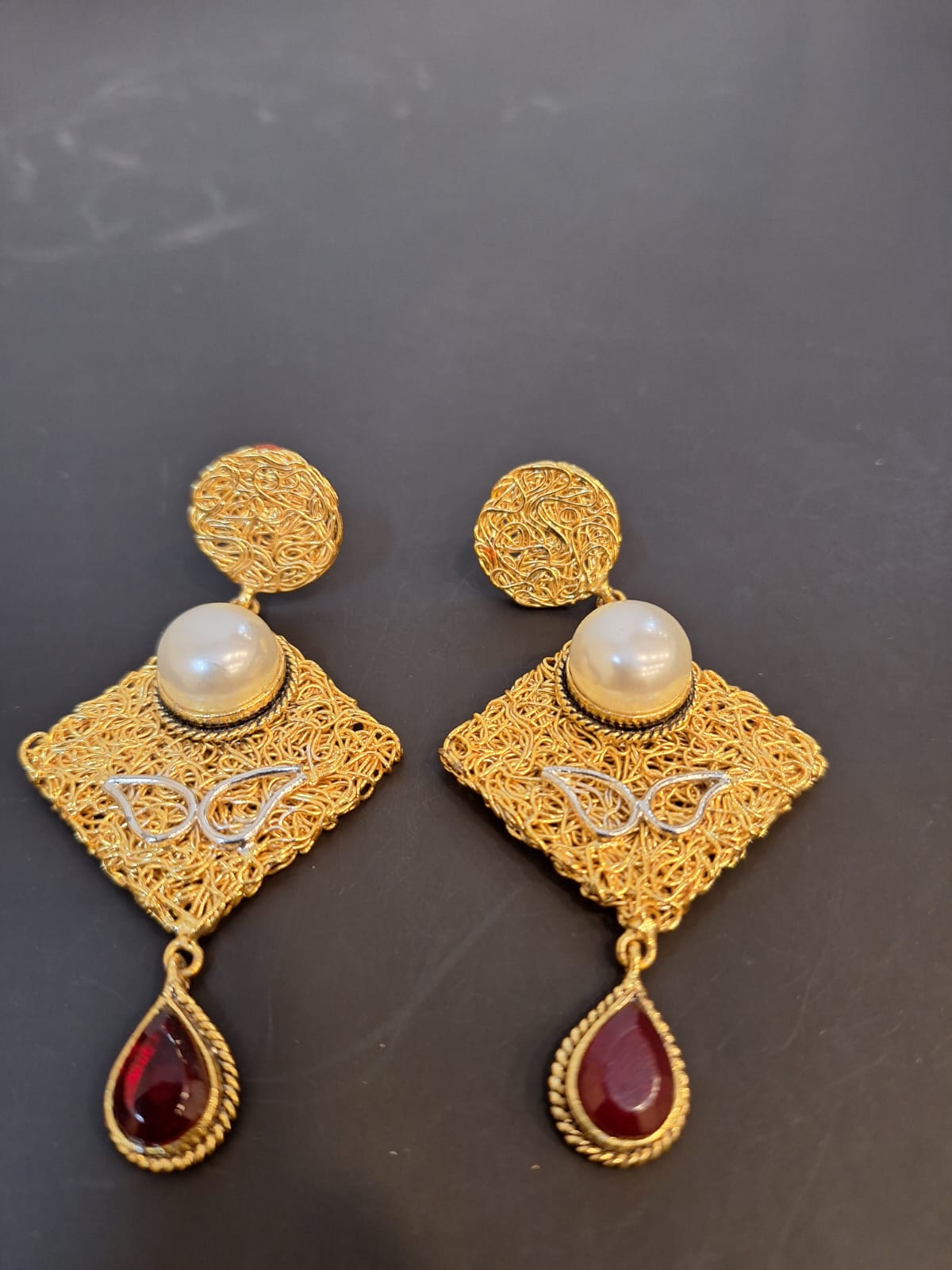 Royal Crimson Earrings