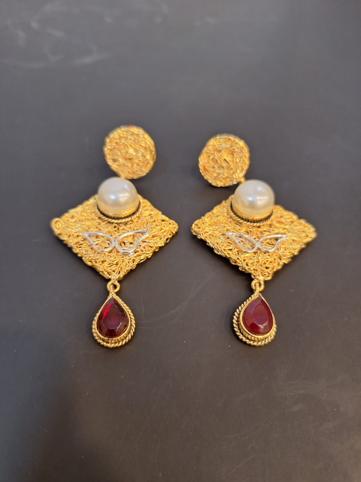 Royal Crimson Earrings