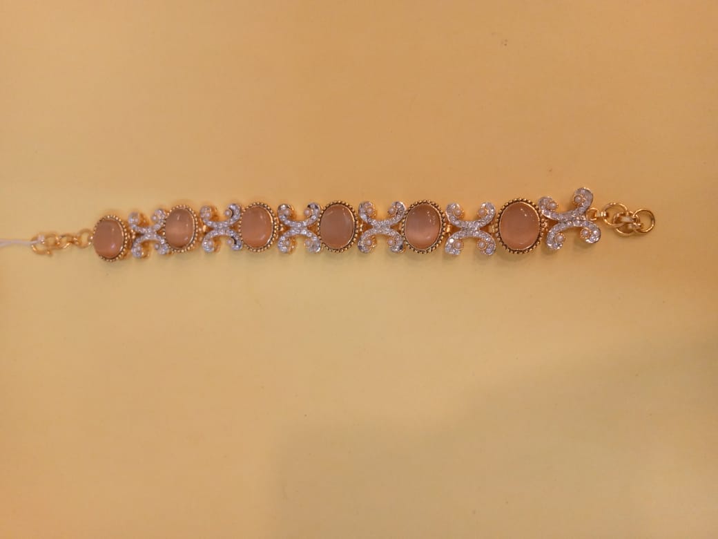 Pink Diamond Blossom Bracelet