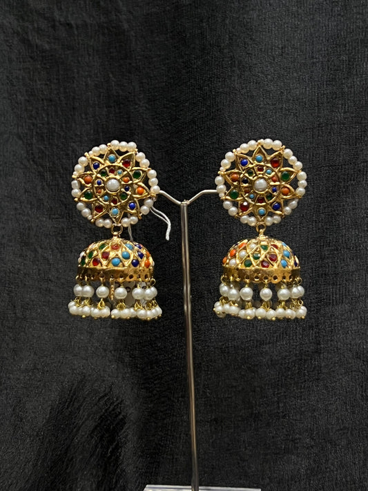 ColorfulGemsJhumka