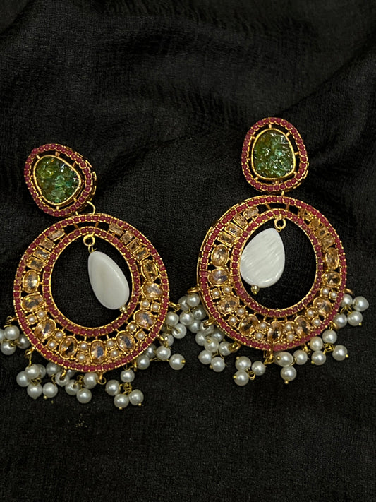 Pearlstone Earrings