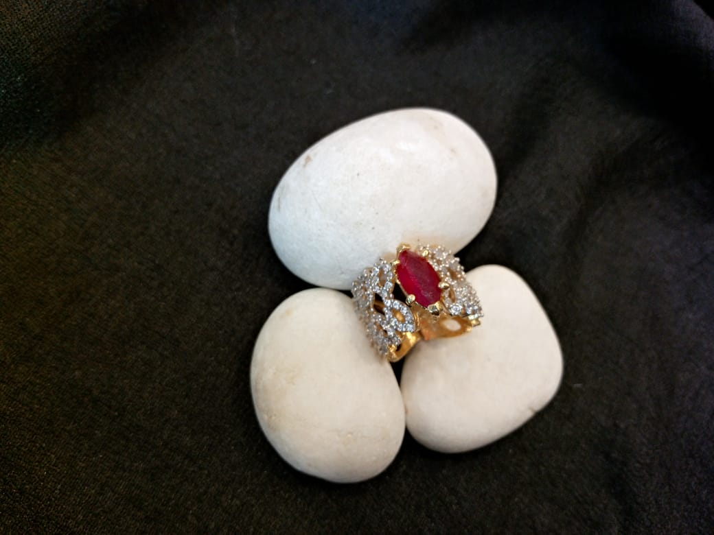 Ruby Frost Ring