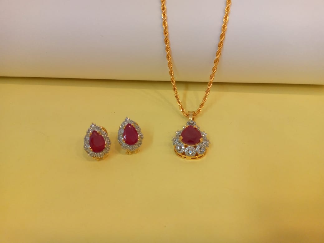 RubyGlow Locket Set