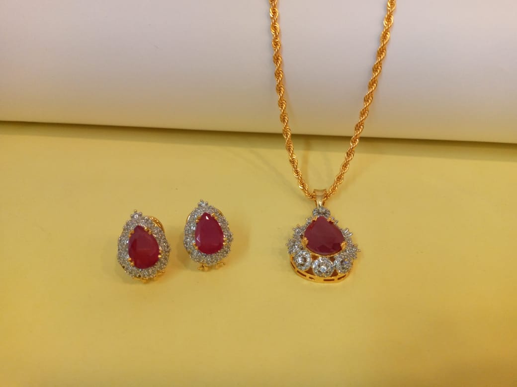 RubyGlow Locket Set