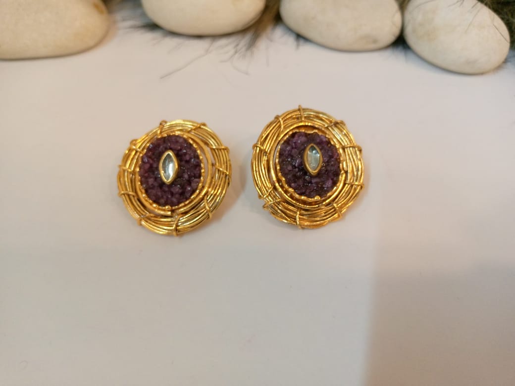 Luxe Amethyst Earrings