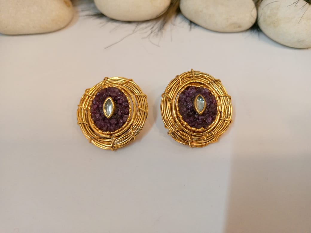 Luxe Amethyst Earrings