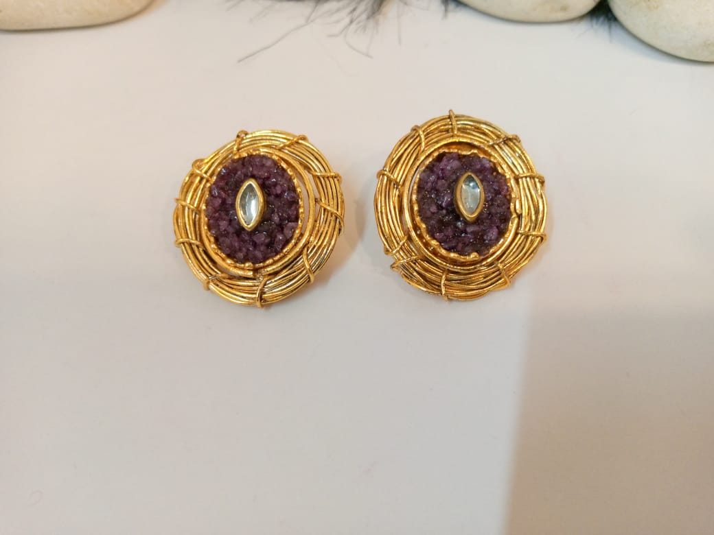 Luxe Amethyst Earrings