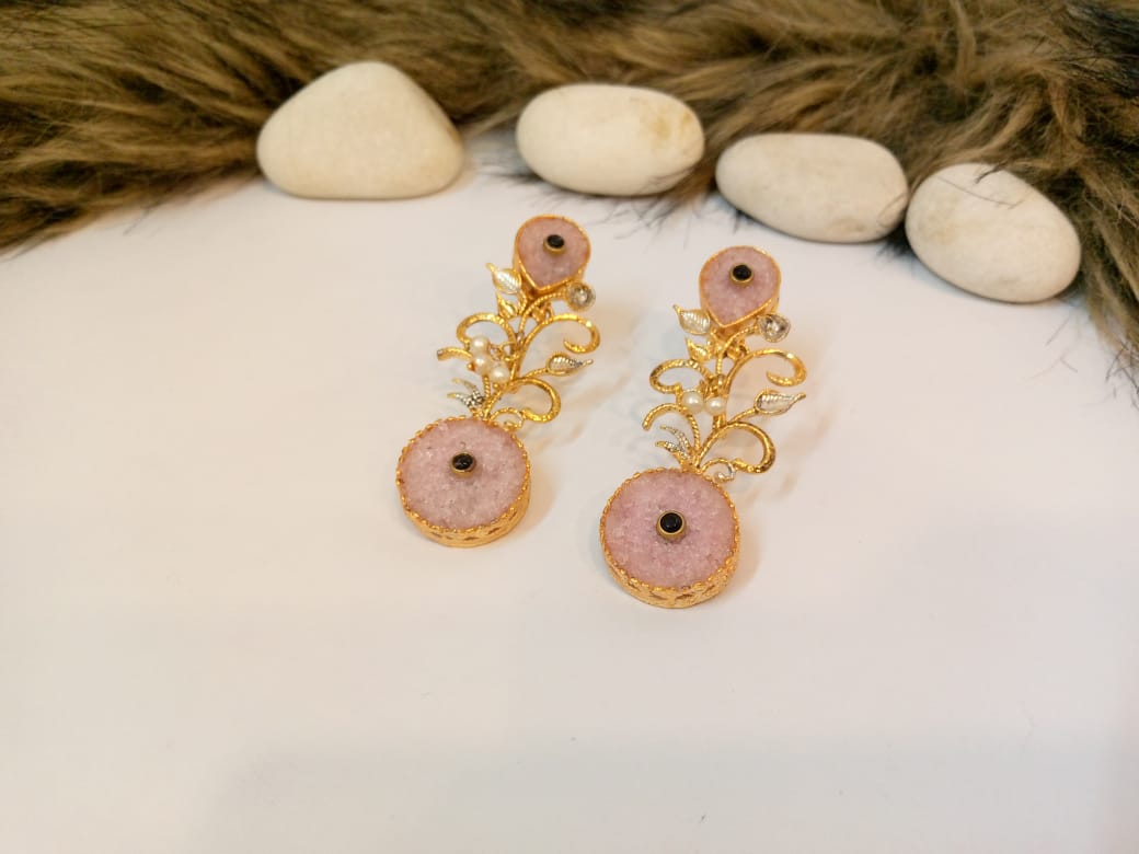 PinkDropEarrings