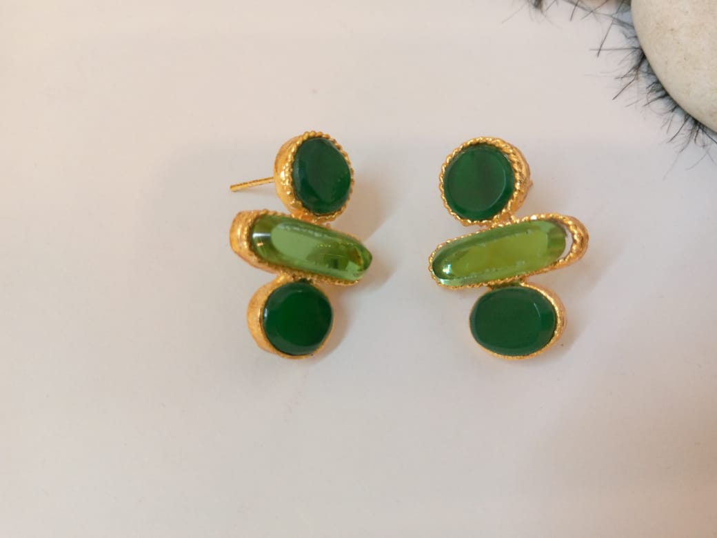 GreenGem Earrings