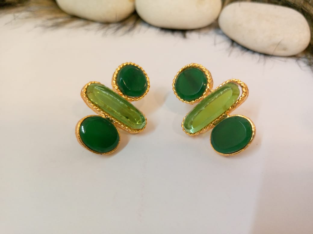 GreenGem Earrings