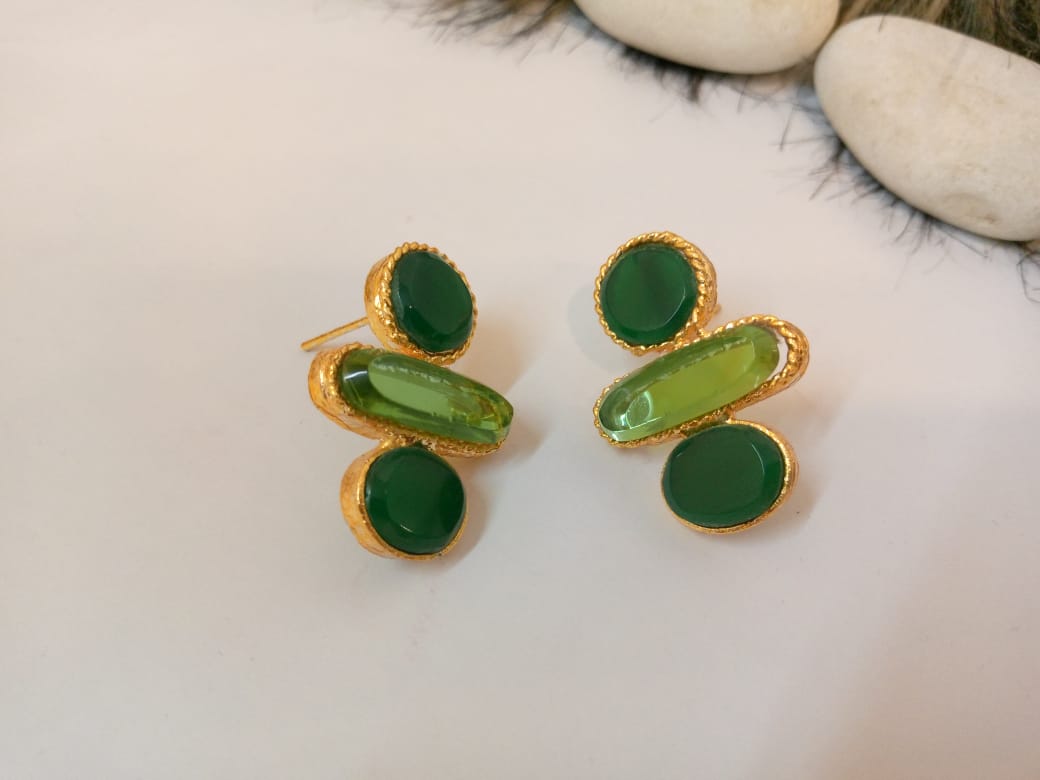 GreenGem Earrings