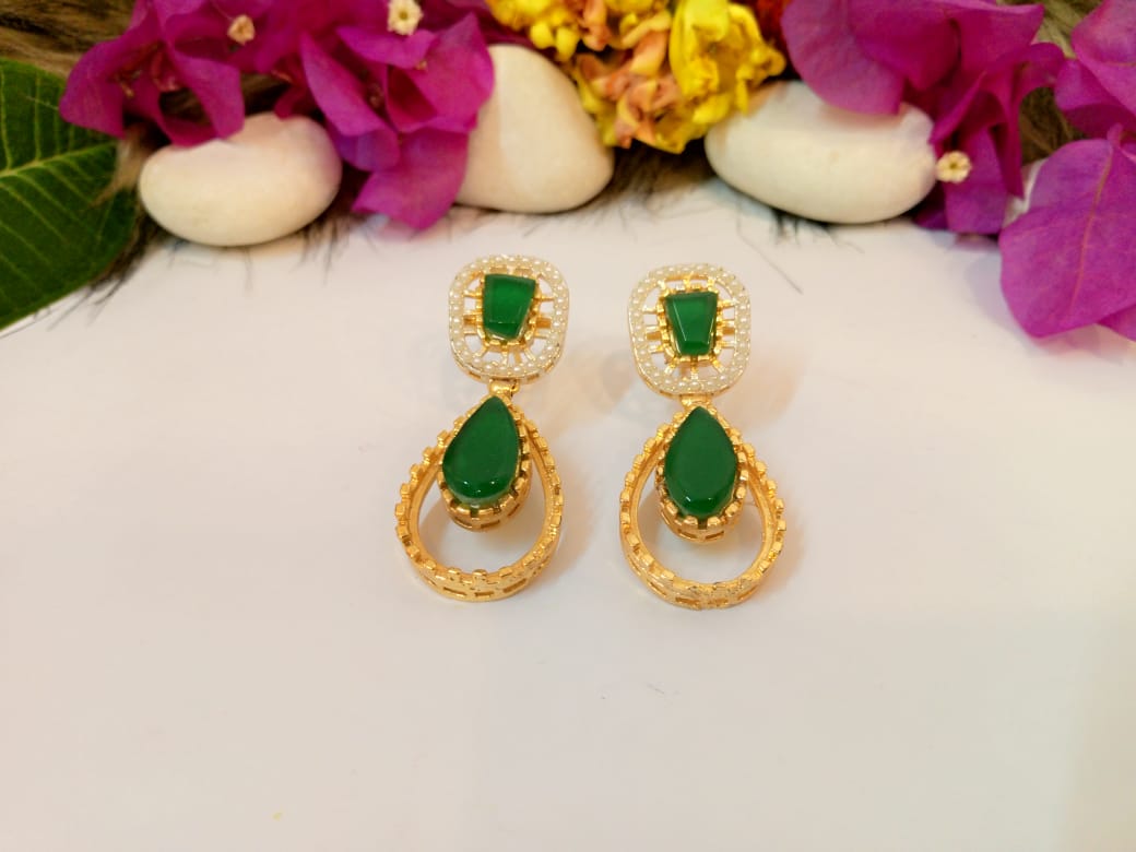 Jade Dewdrop Earrings