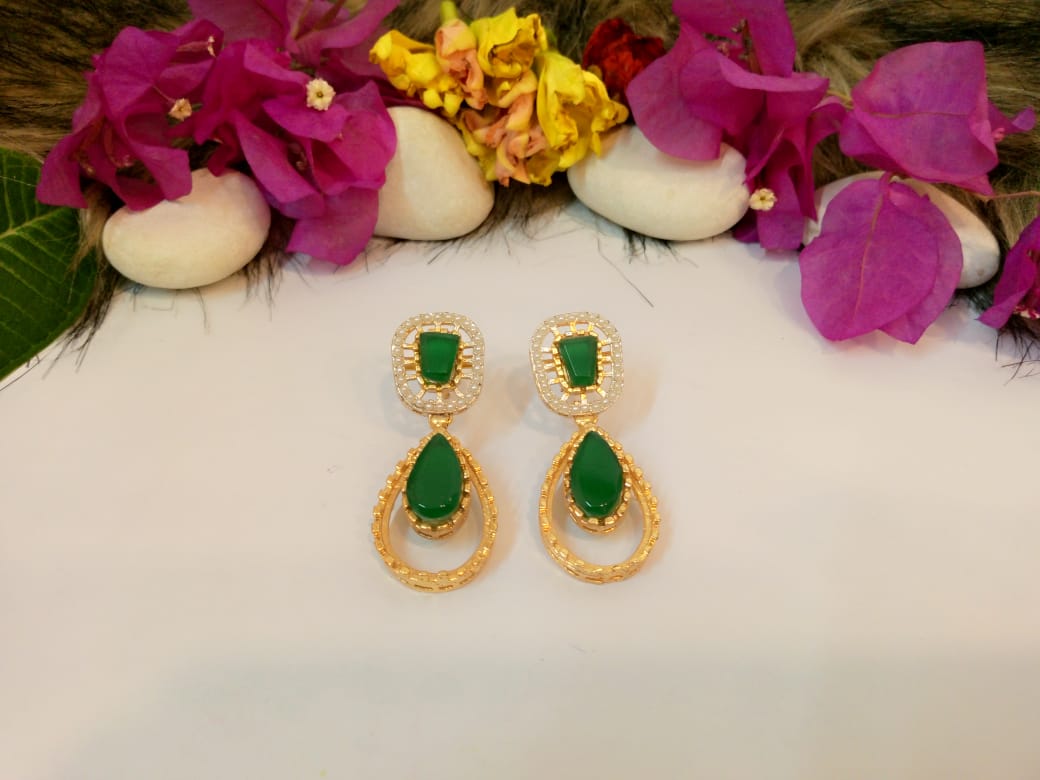 Jade Dewdrop Earrings