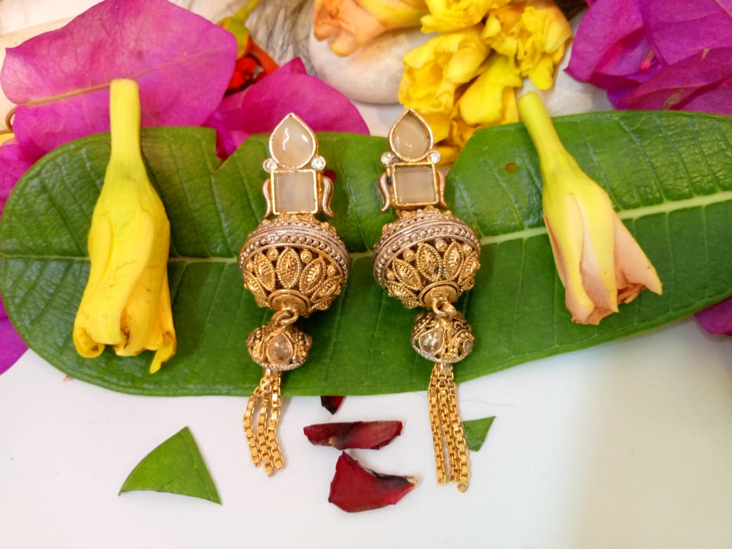 Golden Blossom Earrings