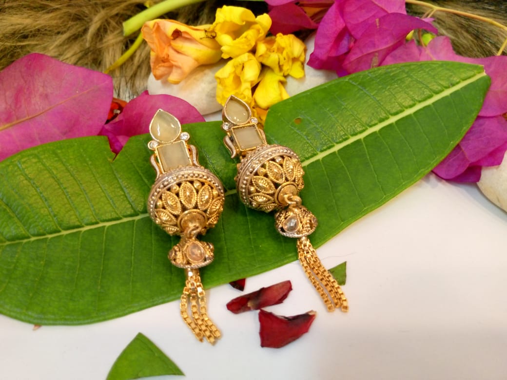 Golden Blossom Earrings