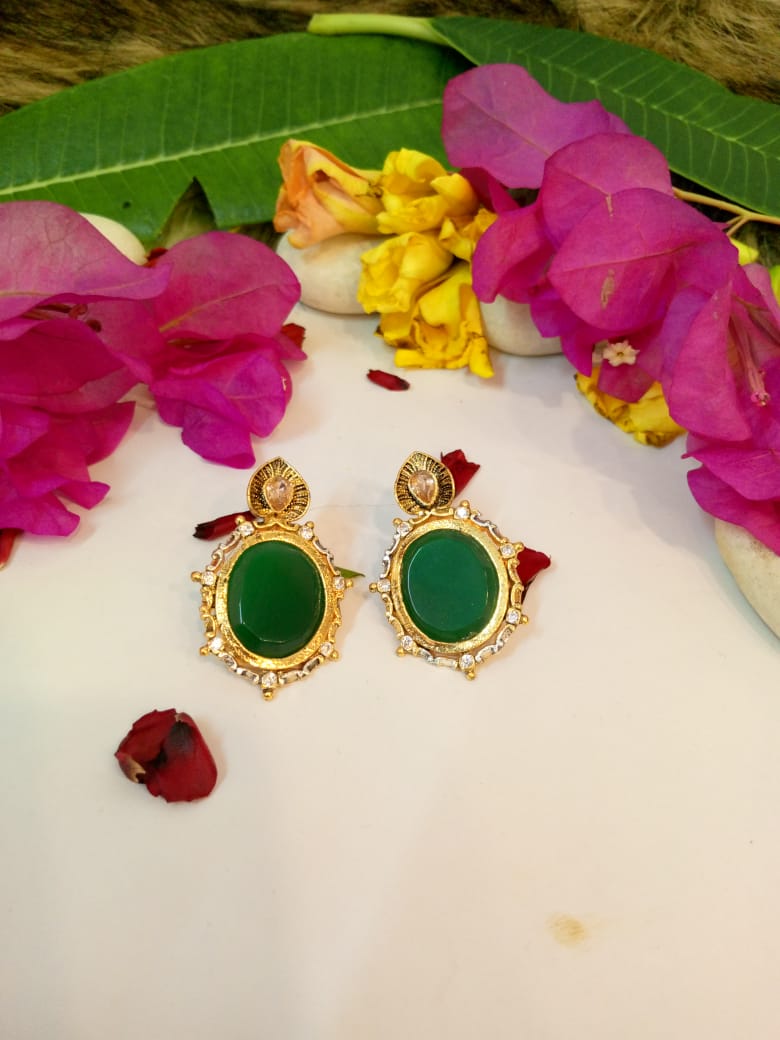 PeridotShimmer Earrings