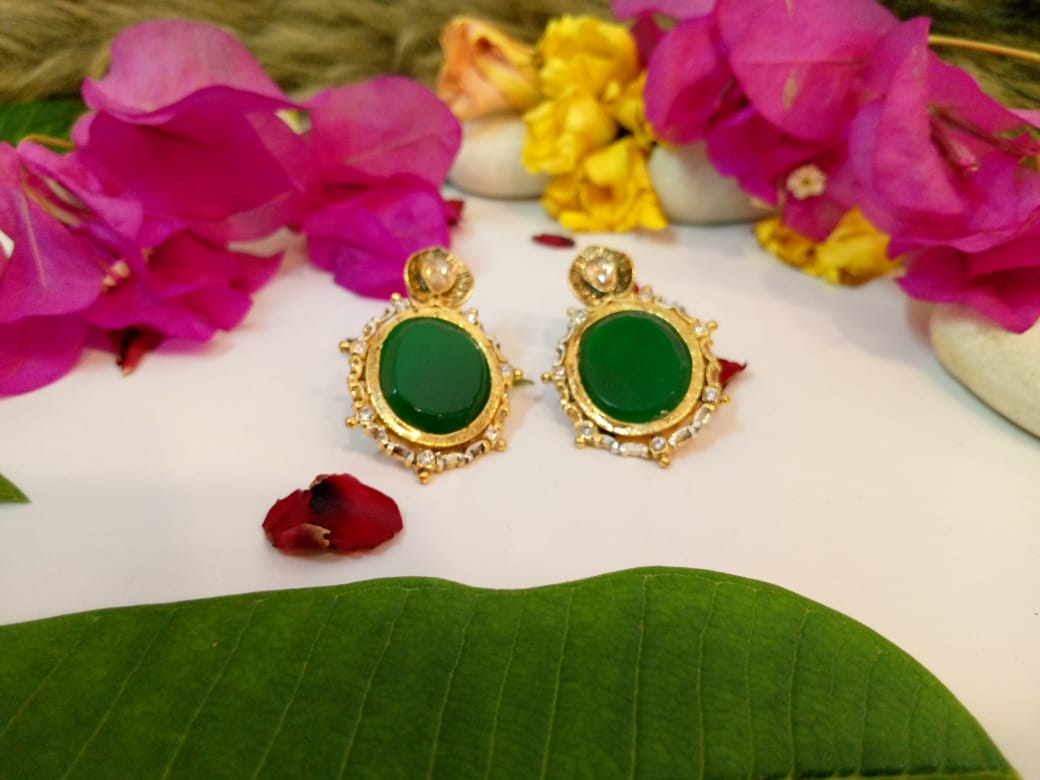 PeridotShimmer Earrings