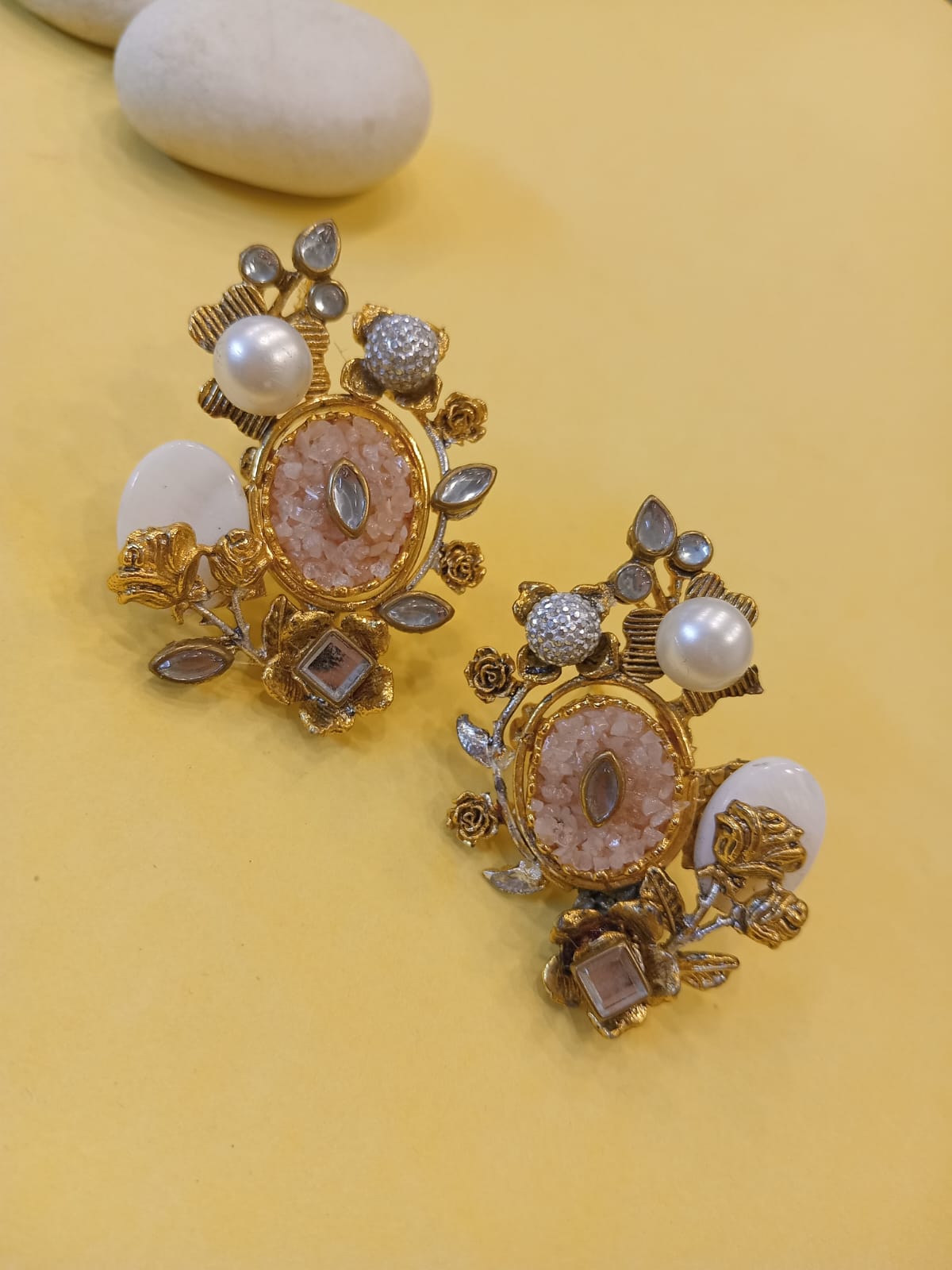 Golden Blossom Earrings