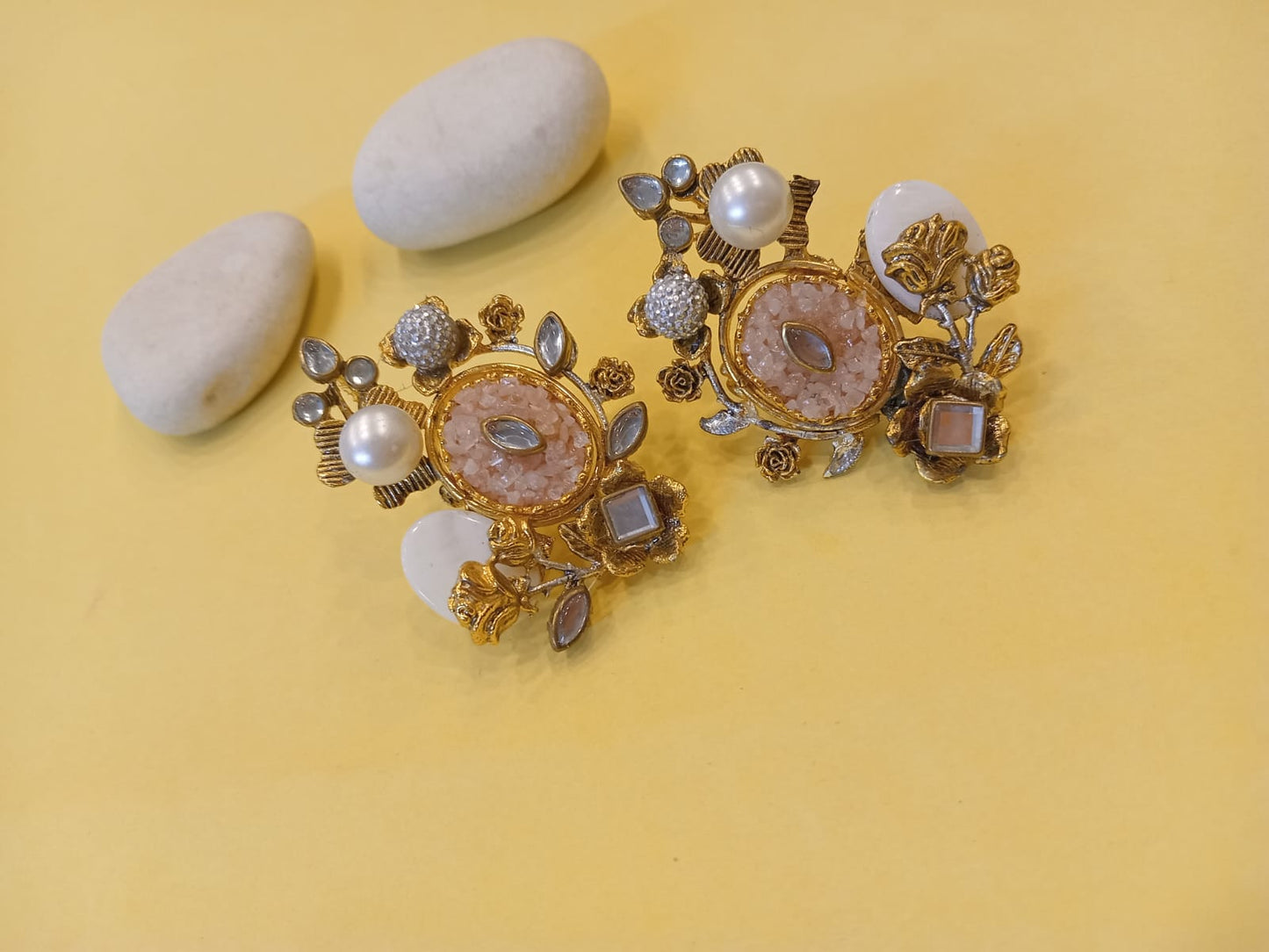 Golden Blossom Earrings